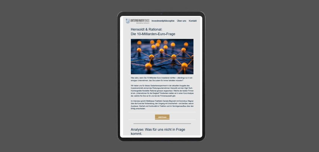 Die Juni-Ausgabe des Investorenbriefs beschäftigt sich mit Hensoldt und Rational