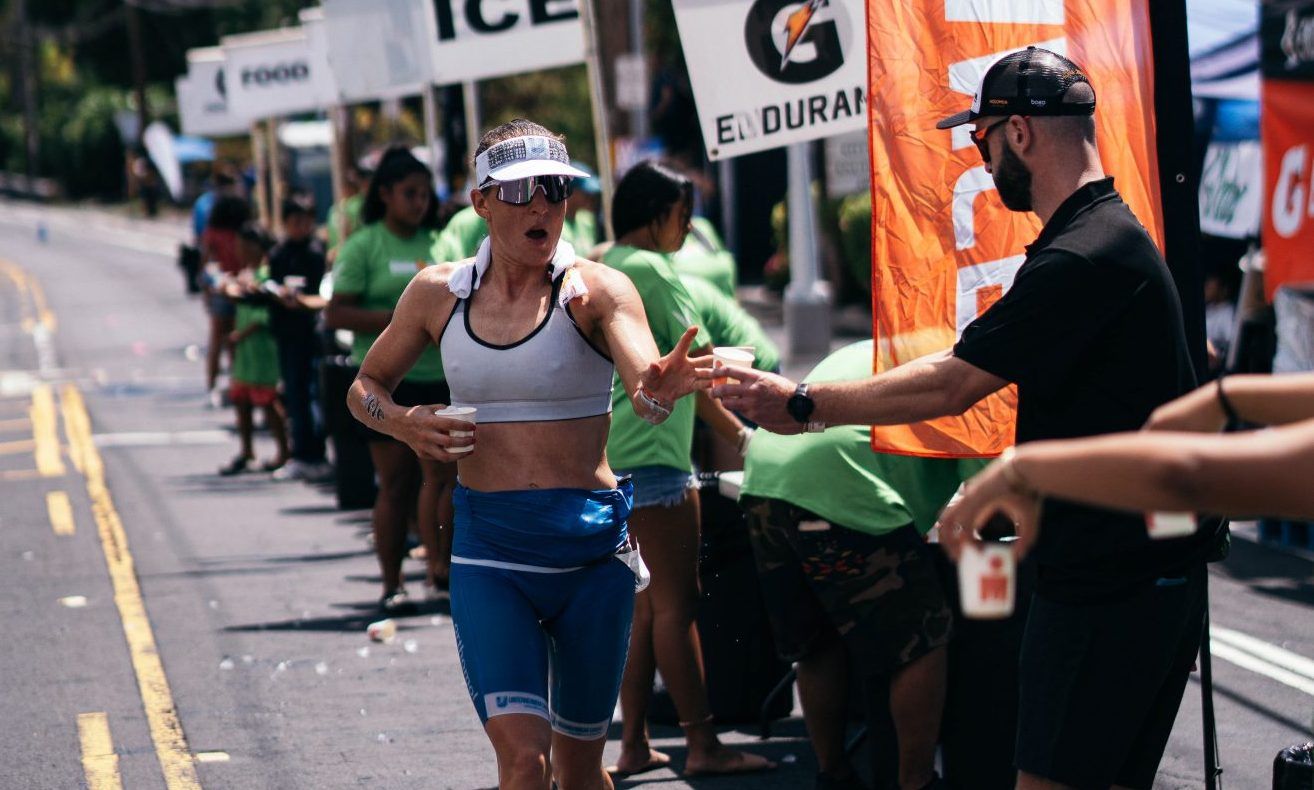 Daniela Bleymehl beim Ironman.
