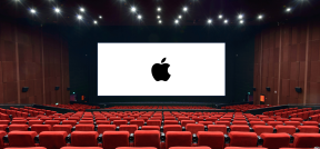 Auf dem Bild ist das Apple Logo auf eine Kinoleinwand prpjiziert zu sehen.