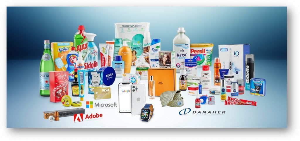 Das Bild zeigt die Produkte Firmen des Unternehmerfonds.