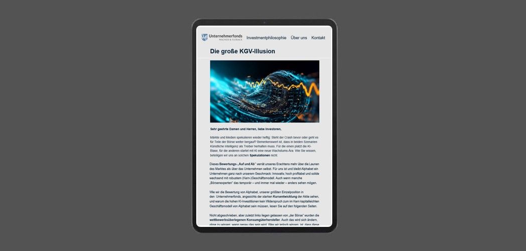 Vorschaubild für den Investorenbrief November 2025