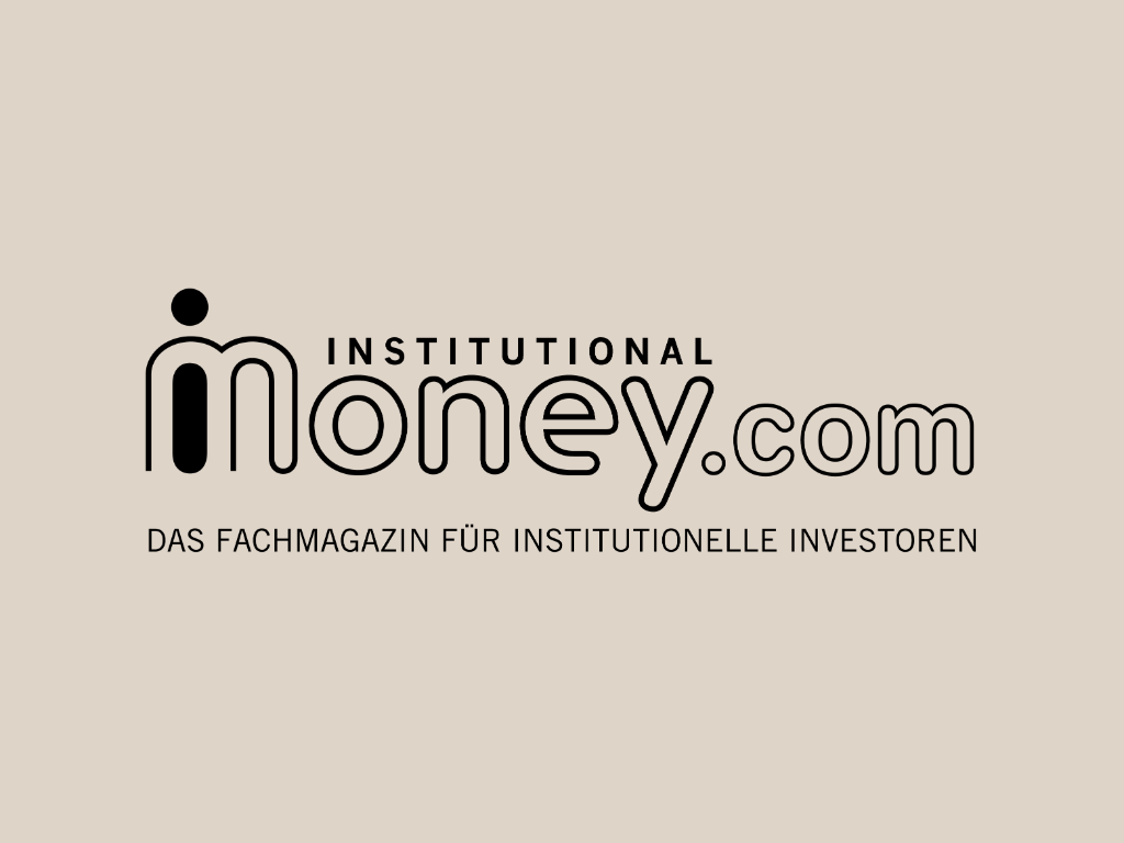 Auf dem Bild ist das Logo von Institutional Money zu sehen.