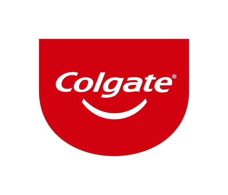 Auf dem Bild ist das Logo von Colgate zu sehen