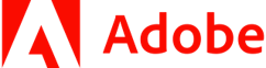 Auf dem Bild ist das Logo von Adobe (einem Softwareunternehmen) zu sehen