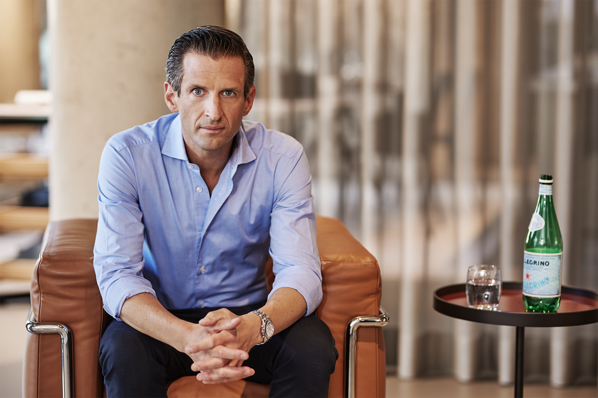 Auf dem Bild ist Dominikus Wagner, der Mitgründer und Fondsmanager von Wagner und Florack zu sehen