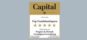 DAs Bild zeigt das Siegel der Capital-Auszeichung Top-Fondsboutiquen 2025
