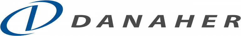 Auf dem Bild ist das Logo von Danaher (einem Diversifiziertes Technologieunternehmen) zu sehen