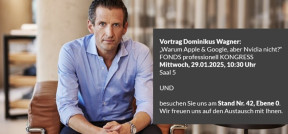 Titelbild mit Dominikus Wagner zum Vortrag von Dominikus Wagner beim Fondskongress.