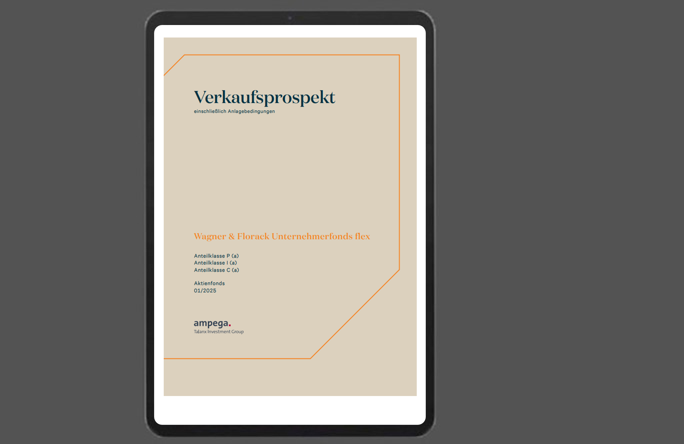 Das Dokument enthält den offiziellen Verkaufsprospekt des Unternehmerfonds flex
