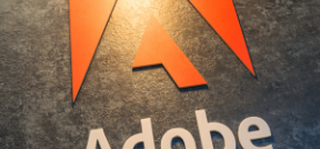 Auf dem Bild ist das Logo von Adobe (einem Softwareunternehmen) zu sehen
